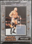 2003 Fleer WWE Wrestling Wrestlemania XIX Event Used Ring Mat Relic Trading Card Mat finish Brock Lesnar Front