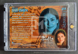 2003 Inkworks Buffy The Vampire Slayer Season 7 Autograph Trading Card A44 Iyari Limon as Kennedy Back
