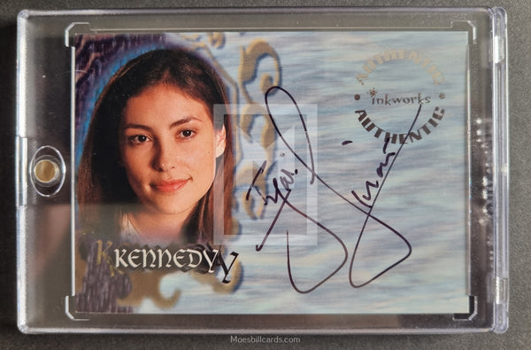 2003 Inkworks Buffy The Vampire Slayer Season 7 Autograph Trading Card A44 Iyari Limon as Kennedy Front