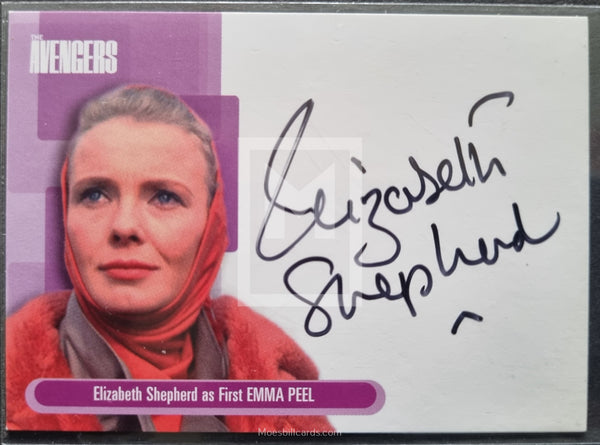 2003 Strictly Ink The Avengers Definitive Series 1 Autograph Trading Card A3 Elizabeth Shepherd First Emma Peel Front