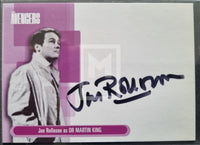 2003 Strictly Ink The Avengers Definitive Series 1 Autograph Trading Card A4 Jon Rollason Doctor Martin King Front