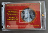 2003 Topps Lord of the Rings Two Towers Collectors Update Movie Memorabilia Trading Card Eowyn's Underfrock Back