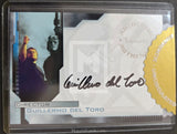 Card featuring Guillermo del Toro with a signature and 'Director' label, encased in clear plastic.