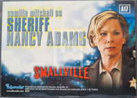 2004-Inkworks-Smallville-Season-3-Three-Autograph-Trading-Card-A17-Camille-Mitchell-Sheriff-Nancy-Adams-Back