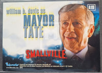 2004-Inkworks-Smallville-Season-3-Three-Autograph-Trading-Card-A19-William-B-Davis-Mayor-Tate-Back