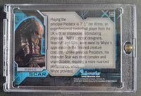 2004 Inkworks Alien Vs Predator Autograph Trading Card A6 Ian Whyte as Scar Back