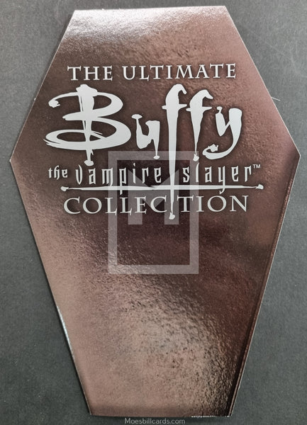 2004 Inkworks Buffy The Ultimate Collection UBC-1 Promo Die Cut Trading Card Front