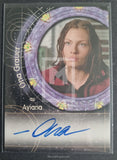 2004 Rittenhouse Archives Stargate SG1 Season 6 Autograph Trading Card A41 Ona Grauer as Ayiana Front