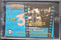 2005-Breygent-The-Three-Stooges-Wardrobe-Trading-Card-C1-Curly-Joe-DeRita-Shirt-Front