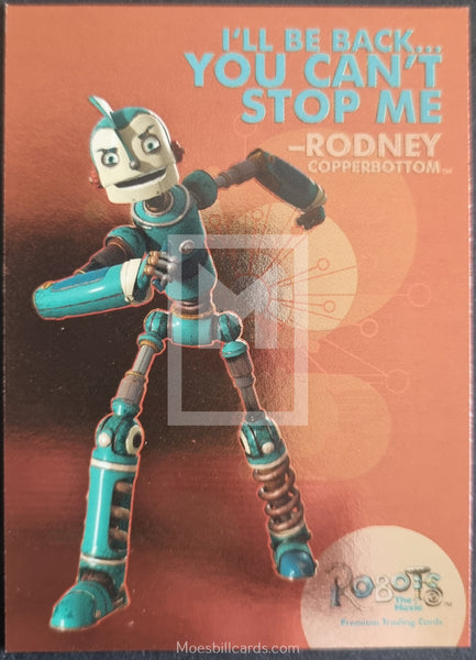 2005-Inkworks-Robots-The-Movie-Insert-Trading-Card-Foil-Retail-RE-1-Front