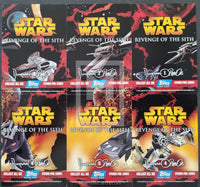 2005-Topps-Star-Wars-Revenge-Of-The-Sith-Episode-3-Insert-Trading-Card-Etched-Foil-Panoramic-Puzzle-Set-Of-6-Back