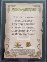 2005 Dynamic Forces Army Of Darkness Richard Grove Autograph Trading Card 330 Back