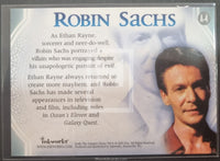 2005 Inkworks Buffy The Vampire Slayer Men of Sunnydale Autograph Trading Card A-4 Robin Sachs as Ethan Rayne Back