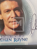 2005 Inkworks Buffy The Vampire Slayer Men of Sunnydale Autograph Trading Card A-4 Robin Sachs as Ethan Rayne Damage