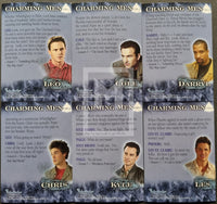 2005 Inkworks Charmed Conversations Charming Men Foil Insert Trading Card Set Back