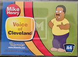 2005 Inkworks Family Guy Season One Mike Henry as Cleveland A4 Autograph Trading Card Back