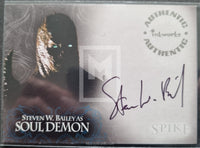 Card featuring a character as 'Soul Demon' with an autograph, branded 'Inkworks'.