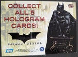 2005_Topps_DC_Comics_Batman_Begins_Movie_Insert_Trading_Card_Hologram_1_of_5_Back