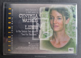 2006 Inkworks Lost Revelations Pieceworks Trading Card PW-7 Shirt Cynthia Watros as Libby Back