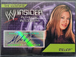 2006 Topps WWE Insider Autograph Trading Card Melina Front
