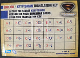 2006_Topps_DC_Comics_Superman_Returns_Insert_Embossed_Foil_1_of_5_Trading_Card_Back