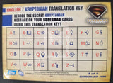 2006_Topps_DC_Comics_Superman_Returns_Insert_Embossed_Foil_3_of_5_Trading_Card_Back