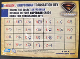 2006_Topps_DC_Comics_Superman_Returns_Insert_Embossed_Foil_5_of_5_Trading_Card_Back
