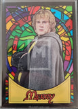 Character card with a colorful stained glass border featuring the name 'Merry'.