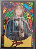 Card featuring a character in a colorful stained glass style border with 'Pippin' text.