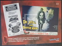 2007-2008-Strictly-Ink-Hammer-Horror-Series1-One-Insert-Trading-Card-Movie-Poster-Gold-Foil-F2-Back