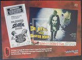 2007-2008-Strictly-Ink-Hammer-Horror-Series1-One-Insert-Trading-Card-Movie-Poster-Gold-Foil-F2-Back