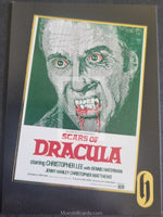 2007-2008-Strictly-Ink-Hammer-Horror-Series1-One-Insert-Trading-Card-Movie-Poster-Gold-Foil-F8-Front