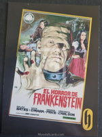 2007-2008-Strictly-Ink-Hammer-Horror-Series1-One-Insert-Trading-Card-Movie-Poster-Gold-Foil-F9-Front