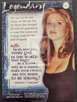 2007 Inkworks Buffy The Vampire Slayer 10th Anniversary Insert Trading Card Case Topper CL-1 Legendary Back