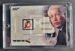 2007 Rittenhouse Archives James Bond The Complete Costume Relic Trading Card RC16 Osato Stationery You Only Live Twice Front