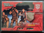 2007 Topps Transformers The movie Authentic Movie Memorabilia Soccent Soldiers Uniform Jacket Front
