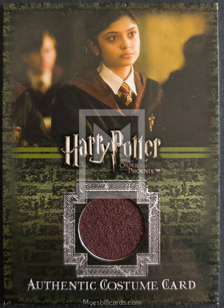 Harry Potter themed card with a character in a costume and 'Harry Potter' logo.