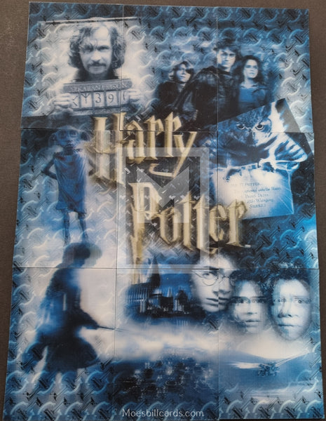harry potter holographic cards Artbox Harry Potter 3D Series 2 PZ1-PZ9
