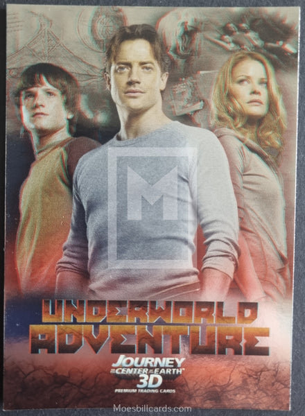 Movie poster for 'Underworld Adventure' with three characters and text.