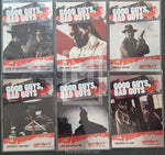Collection of 'Good Guys, Bad Guys' trading cards from the Spirit series.