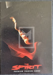 Trading card packaging for 'The Spirit' with a fiery design on a dark background.
