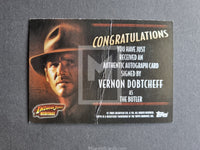 2008-Topps-Indiana-Jones-Heritage-Autograph-Card-Vernon-Dobtcheff-Butler-Damaged-Back