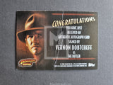 2008-Topps-Indiana-Jones-Heritage-Autograph-Card-Vernon-Dobtcheff-Butler-Damaged-Back