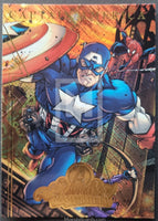 2008-Upper-Deck-Marvel-Masterpieces-Insert-Trading-Card-Fleer-Avengers-A2-of-9-CaptainAmerica-Front