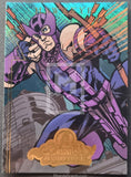 2008-Upper-Deck-Marvel-Masterpieces-Insert-Trading-Card-Fleer-Avengers-A3-of-9-Hawkeye-Front