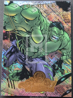 2008-Upper-Deck-Marvel-Masterpieces-Insert-Trading-Card-Fleer-Avengers-A4-of-9-The-Hulk-Front