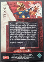 2008-Upper-Deck-Marvel-Masterpieces-Insert-Trading-Card-Fleer-Avengers-A7-of-9-Thor-Back