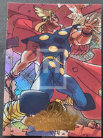 2008-Upper-Deck-Marvel-Masterpieces-Insert-Trading-Card-Fleer-Avengers-A7-of-9-Thor-Front