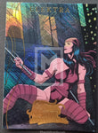 2008-Upper-Deck-Marvel-Masterpieces-Insert-Trading-Card-Fleer-Marvel-Heroines-MH1-of-9-Elektra-Front