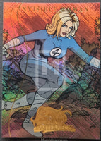 2008-Upper-Deck-Marvel-Masterpieces-Insert-Trading-Card-Fleer-Marvel-Heroines-MH2-of-9-Invisible-Woman-Front